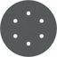 F355 sanding sheet, pack of 5 150 mm, 400 thumbnail 1