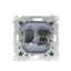 Temperature regulator with dispaly, with outer sensor, cream white/electro white thumbnail 2