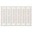 Unmarked Label for terminal blocks 1 mmÂ² push-in plus models , 102 pcs XW5T0173D thumbnail 1