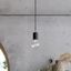 HANGING LAMP EDISON 1 LONG BLACK E27 1X60W IP20 thumbnail 6