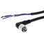 Sensor cable, M8 right-angle socket (female), 3-poles, PVC robot cable XS3F0191F thumbnail 3