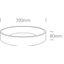 ANTHRACITE PLAFO LED 20W CCTV IP20 230V thumbnail 2