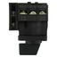 On-Off switch, P1, 40 A, flush mounting, 3 pole, 1 N/O, 1 N/C, with black thumb grip and front plate thumbnail 8