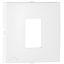 COVER PLATE F/TELEPHONE SOCKET WHITE thumbnail 2