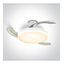WHITE PC ROD FAN 25W LED 32W CCTV IP20 230V thumbnail 1