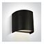 BLACK WALL LIGHT GU10 6W IP65 100-240V thumbnail 1