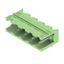 PCB plug-in connector, male header, open side, THT solder connection, 5.08 mm, Number of poles: 5, 90°, Solder pin length (l): 3.2 mm, tinned, Pale green, Box thumbnail 2