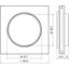 Rotary dimmer cover, A.x/C.x, matte night black thumbnail 2