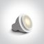 WHITE COB 6W WW GU10 HONEYCOMB 60deg 230V thumbnail 1