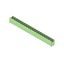 PCB plug-in connector, male header, Dovetails for fixing blocks, THT solder connection, 5.08 mm, Number of poles: 21, 180°, Solder pin length (l): 3.2 mm, tinned, Pale green, Box thumbnail 3