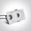 WHITE 2x6,5W CCTV IP54 700mA ADJUSTABLE DARK LIGHT thumbnail 1