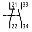 Auxiliary contact for contacter size 0-1, 1 NO 1 NC thumbnail 2