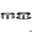 MP9-1234 Push button green "RESET" flat momentary, front ring: black plastic thumbnail 2