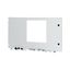 XTMPIX40FD-H550W1000 Front door for IZMX40, fixed, HxW=550x1000mm, IP55, grey thumbnail 4
