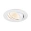 NEW TRIA® UNIVERSAL 68, recessed ceiling light, 2500/3000/4000K, 60°, IP 20, round, white thumbnail 3