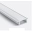 WHITE RECESSED PROFILE 2m FOR 20mm STRIPS + PC OPAL DIFF thumbnail 1