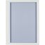 BFZ-UTT-5/120 Flush mounted steel sheet door white, transparent, for 24MU per row, 5 rows thumbnail 2
