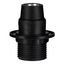 Lampholder E14 TP Half Thread + Ring Black thumbnail 2
