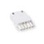 PCB coupler 3p plug, horiz., 1-latch, wht thumbnail 4