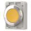 M30I-FDR-Y Pushbutton, RMQ-Titan, flat, maintained, yellow, blank, Front ring stainless steel thumbnail 6