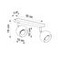 CEILING LAMP OCULARE 2 BLACK GU10 2X40W IP20 thumbnail 7