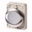 M30C-FDRL-W Illuminated pushbutton actuator, RMQ-Titan, Flat, maintained, White, Blank, Metal bezel thumbnail 1