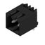 PCB plug-in connector, male header, closed side, THT solder connection, 3.50 mm, Number of poles: 2, 90°, Solder pin length (l): 3.2 mm, tinned, black, Box thumbnail 2
