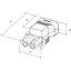 Coupler 2-p socket, str-rel, low, grey thumbnail 2