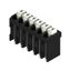 Printed circuit board terminals, 3.81 mm, Number of poles: 6, 180°, Solder pin length (l): 1.5 mm, black, PUSH IN with actuator, Clamping range, max. : 1.5 mm², Tube thumbnail 2