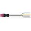pre-assembled connecting cable Eca Plug/open-ended pink thumbnail 1