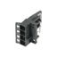 PCB plug-in connector, Connection element, left, male header, open side, THT/THR solder connection, 5.00 mm, Number of poles: 4, 90°, Solder pin length (l): 4.2 mm, tinned, black, Box thumbnail 2