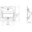 Centraalpl voor RDM dubbele module, A.x/C.x/S.x/B.x/Q.x/K.x wit glz. thumbnail 2