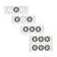 Roof fan-unit with 6 fans and thermostat, 19", 8U, RAL7035 thumbnail 2