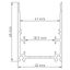 Aluminium profile MFR L-2000mm W-45mm H-60mm thumbnail 6
