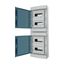 Surface Mounted Board, IP65, IK08, 4-rows 48 modules with screw termin thumbnail 5