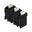 Printed circuit board terminals, 7.50 mm, Number of poles: 3, 180°, Solder pin length (l): 1.5 mm, black, PUSH IN with actuator, Clamping range, max. : 1.5 mm², Tube thumbnail 2
