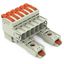 1-conductor male connector lever Push-in CAGE CLAMP® light gray thumbnail 1