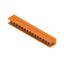 PCB plug-in connector, male header, open side, THT solder connection, 5.08 mm, Number of poles: 16, 90°, Solder pin length (l): 3.2 mm, tinned, orange, Box thumbnail 2