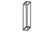 SIVACON, frame, for standard empty enclosure, H: 2200 mm, W: 400 mm, D: 800 mm thumbnail 1