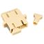 FO Coupler SC-Duplex,Plastic,MM , Ceramic,flange,beige,ECO thumbnail 1