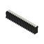 Printed circuit board terminals, 3.50 mm, Number of poles: 18, 180°, Solder pin length (l): 1.5 mm, black, PUSH IN with actuator, Clamping range, max. : 1.5 mm², Tube thumbnail 2