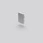 End cap L 26 B 18 H 6, Plastic colour: aluminium thumbnail 1