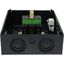 P3-100/I5 On-Off switch, P3, 100 A, surface mounting, 3 pole, with black thumb grip and front plate thumbnail 37