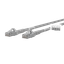 Patch cord Cat.6A AWG 26 5.0 m gray with wrap label thumbnail 3