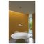 ELSU pendant, alu-brushed, frosted glass, 1x T8 ring 32W thumbnail 2