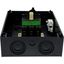 P3-100/I5/SVB-SW Main switch, P3, 100 A, surface mounting, 3 pole, STOP function, With black rotary handle and locking ring, Lockable in the 0 (Off) position thumbnail 47