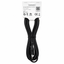 Flat Cord 3m 2×0.75mm² 2.5A 250V~ IP20 EU Plug Black thumbnail 2