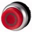 M22-DLH-R-X0 Illuminated pushbutton actuator, RMQ-Titan, Extended, momentary, red, inscribed, Bezel: titanium thumbnail 1