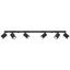 CEILING LAMP MERIDA 6L BLACK GU10 6X40W IP20 thumbnail 3