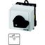 T0-1-15434/IVS Changeover switches, T0, 20 A, service distribution board mounting, 1 contact unit(s), Contacts: 2, With spring-return from HAND, 45 °, momentary/main thumbnail 3